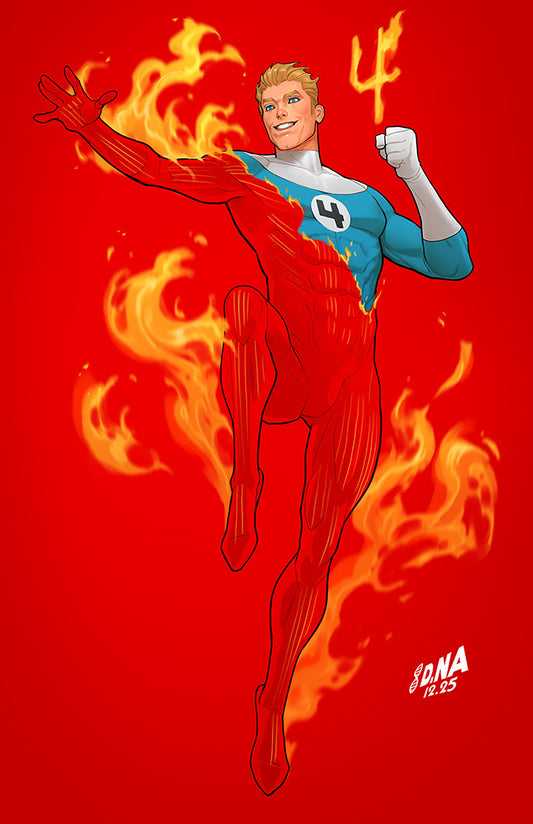 Fantastic Four #8 David Nakayama Color Block Red Full Art Variant
