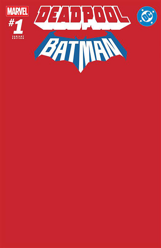 Deadpool/Batman #1 Red Blank Cover Variant