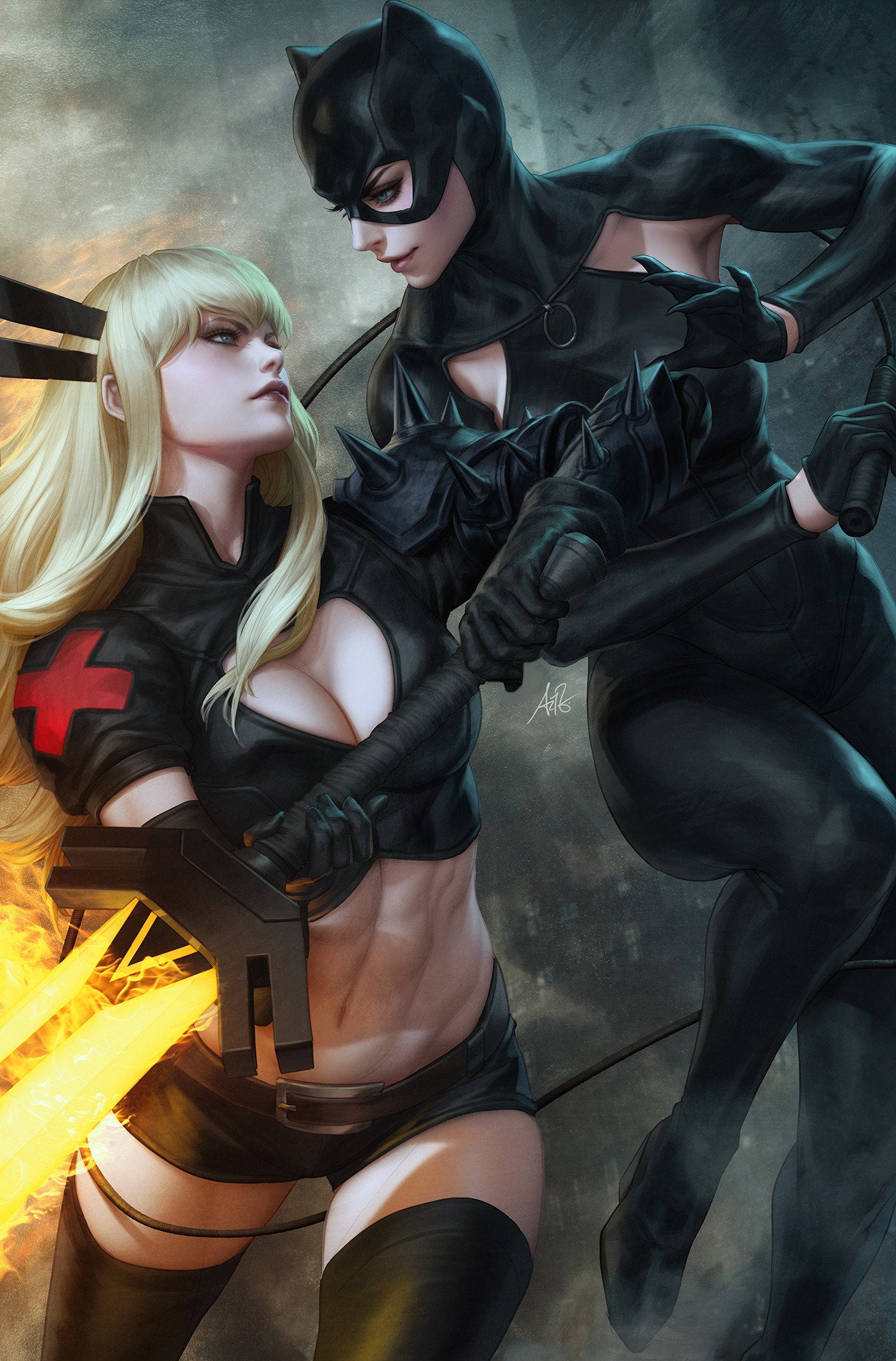 Deadpool/Batman #1 Artgerm Full Art Variant