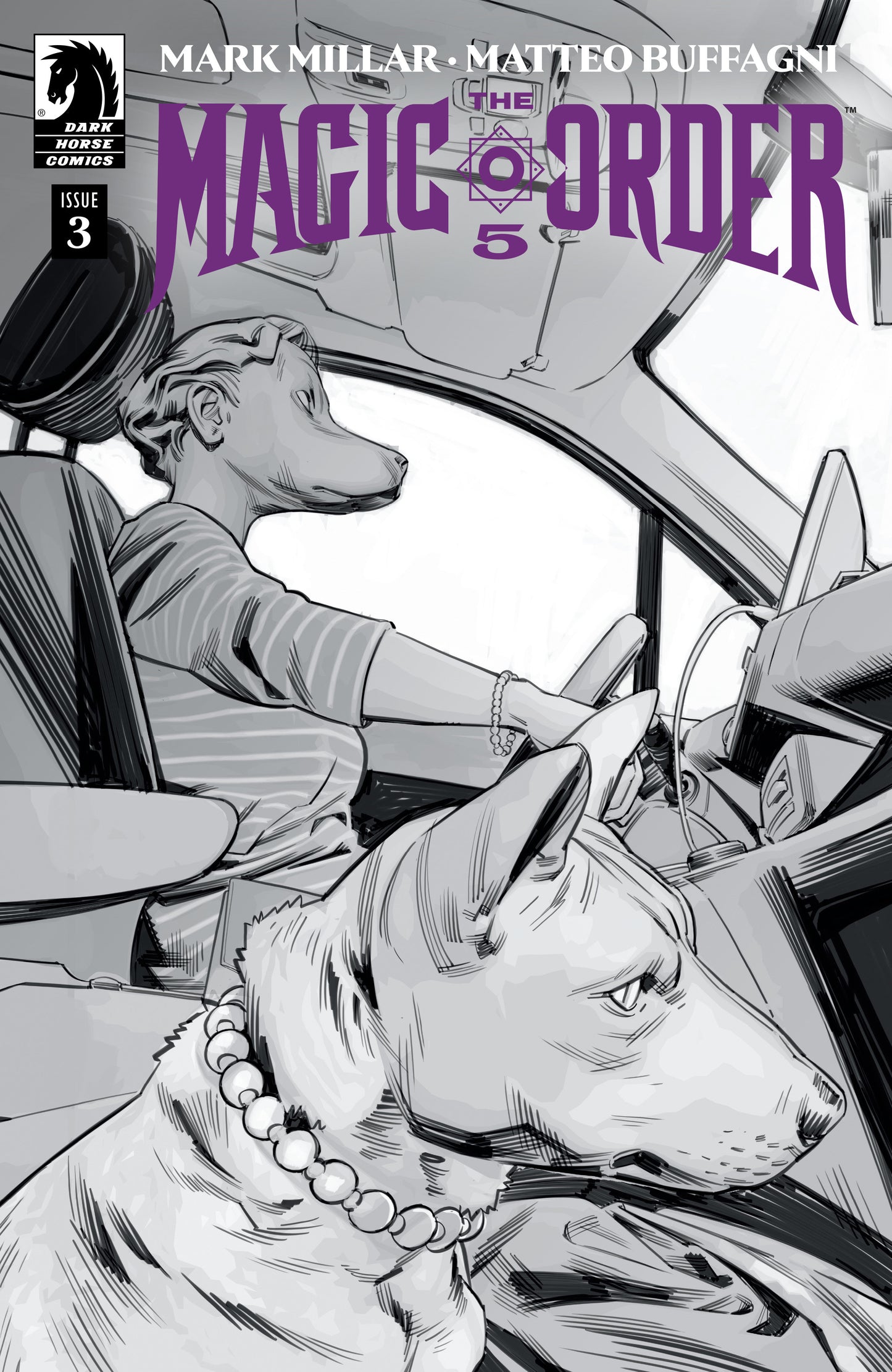 The Magic Order 5 #3 (Cover B) (Black & White) (Matteo Buffagni) NM