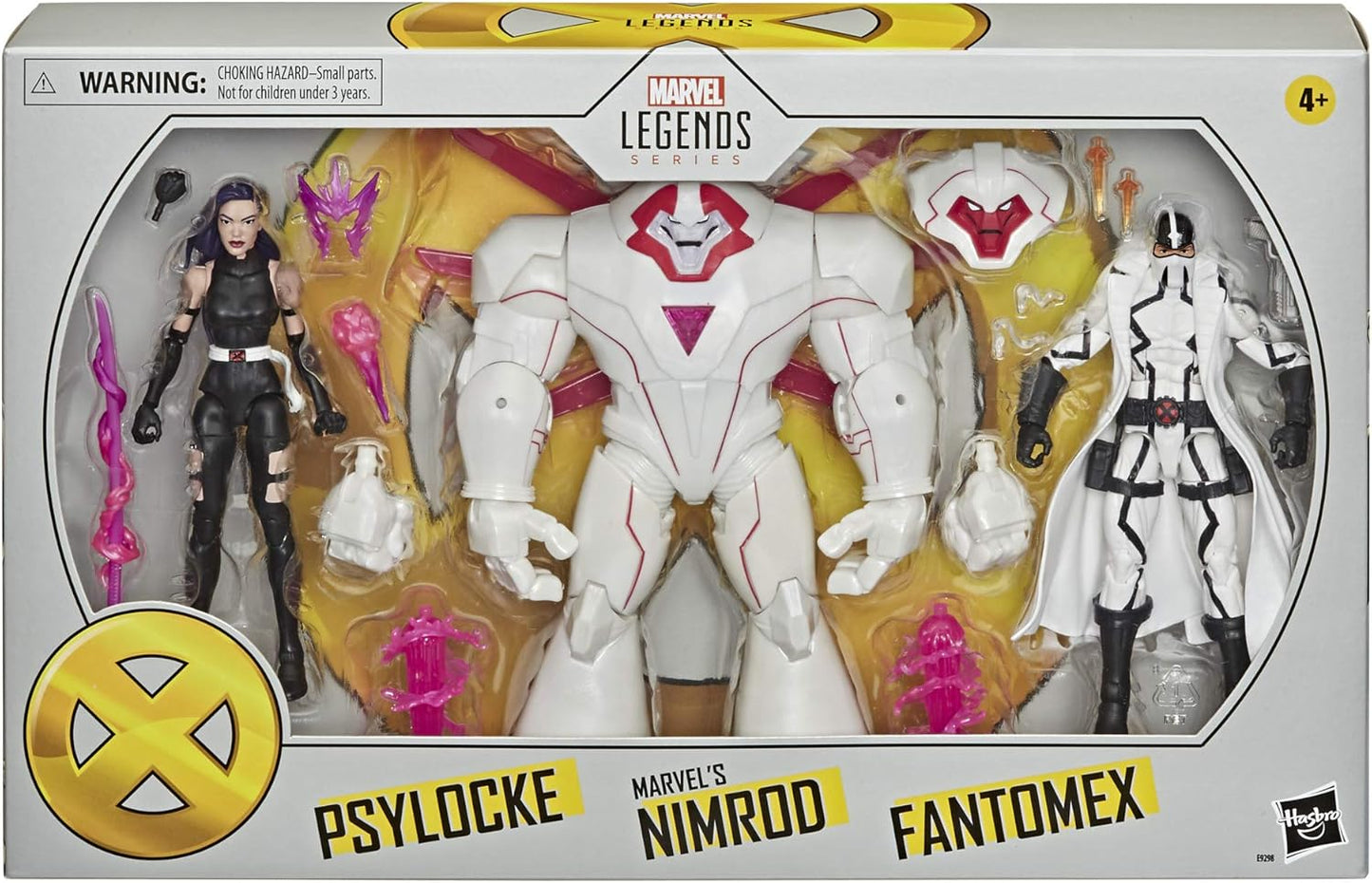 Marvel Legends Psylocke Nimrod Fantomex 3 Pack
