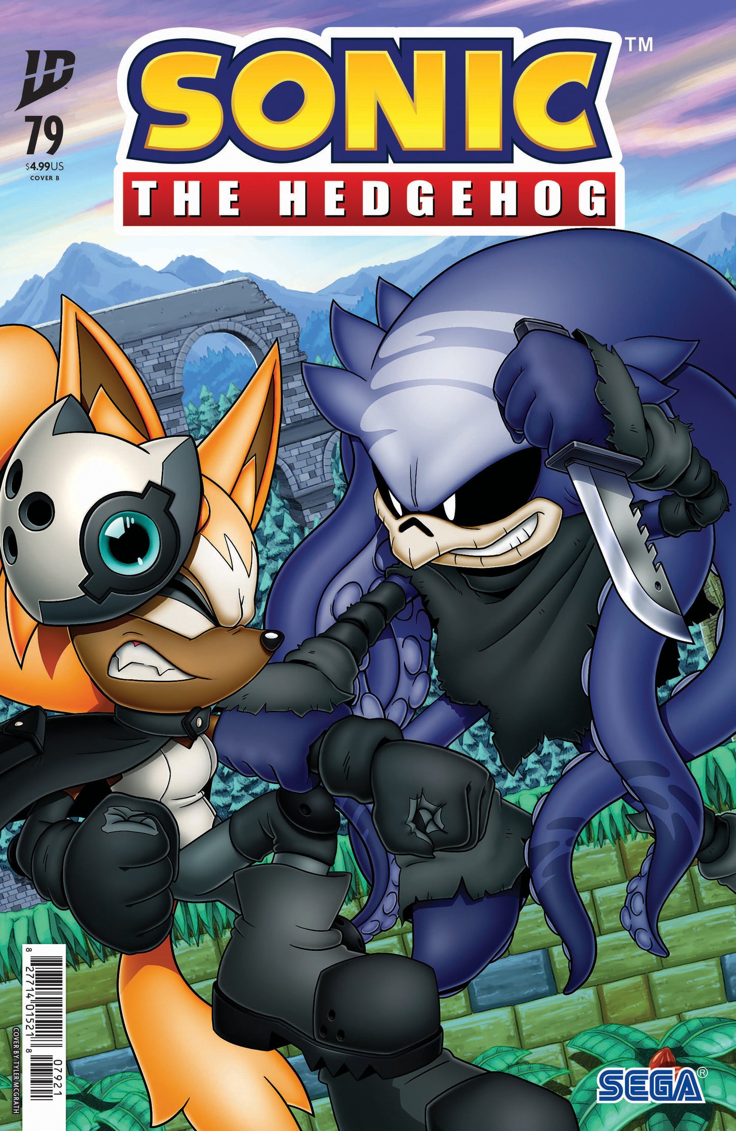 Sonic The Hedgehog #79 Cover B Mcgrath