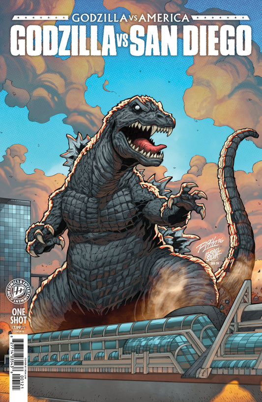 Godzilla vs. America: San Diego Variant B (Lim)