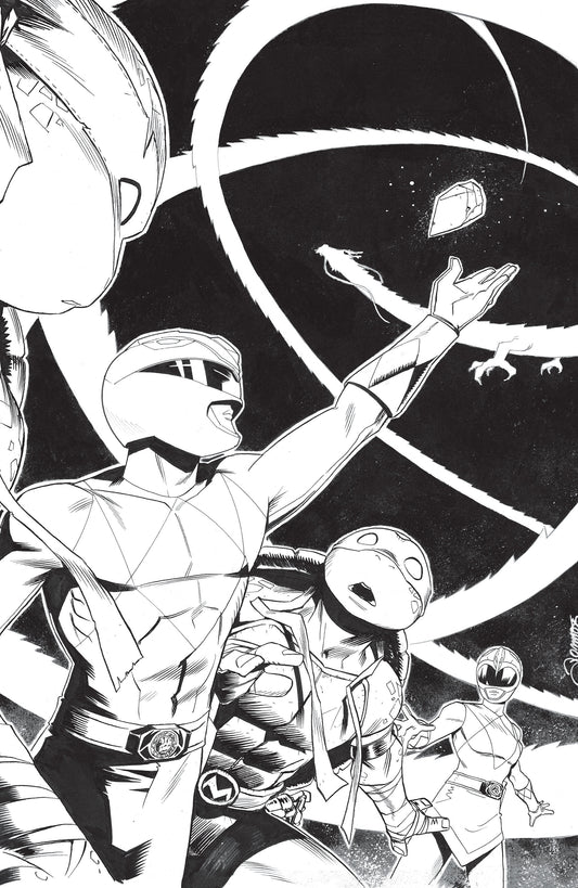 Mighty Morphin Power Rangers/Teenage Mutant Ninja Turtles III #4 E 1 in 10 Variant Edition (Full Art, Zonno)