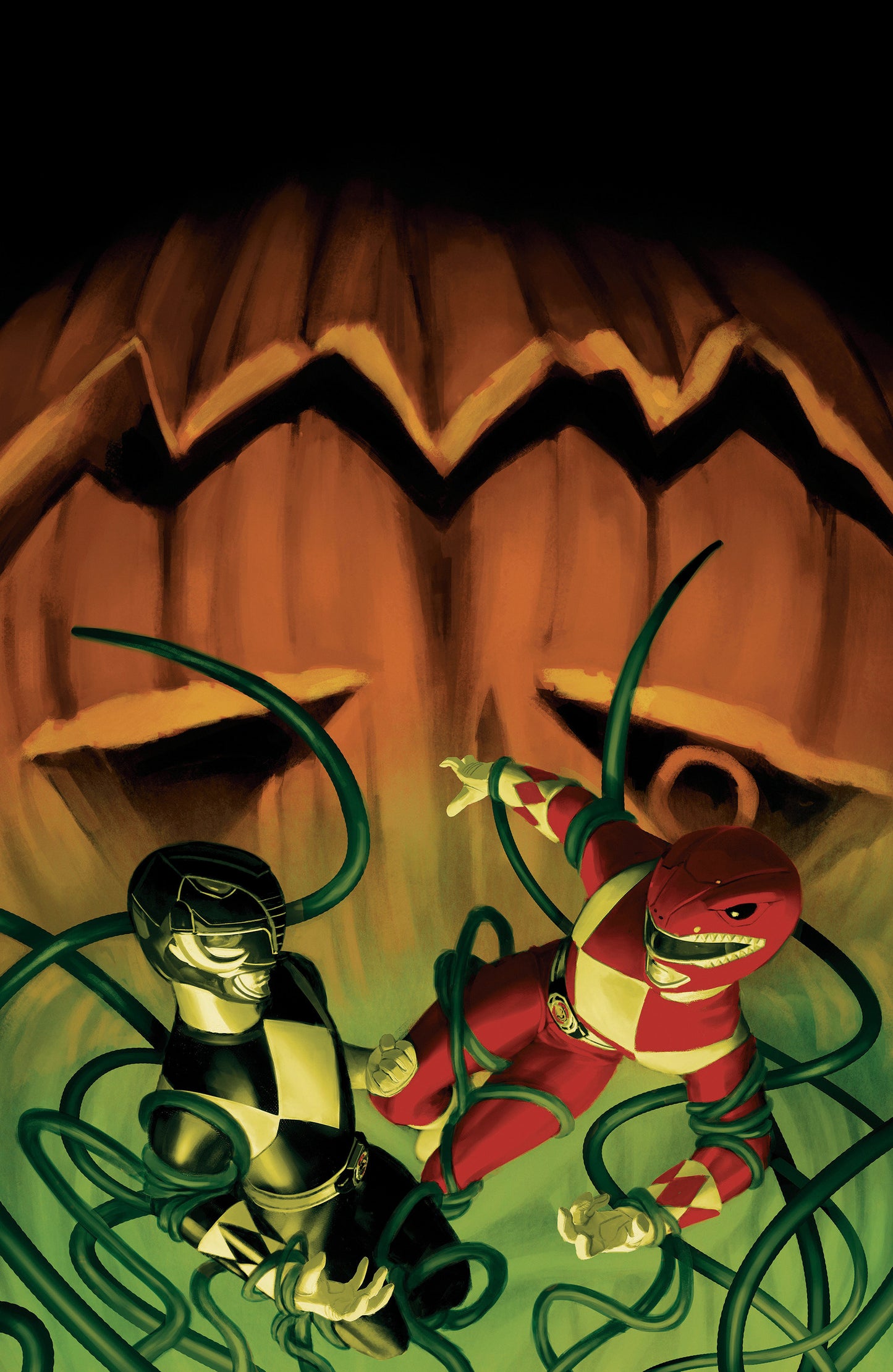 Mighty Morphin Power Rangers Halloween Special #1 D 1 in 10 Variant Edition (Full Art, Mercado)