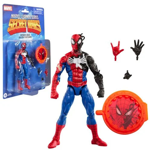 Marvel Legends Secret Wars 6-Inch Action Figures Wave 2 Spider-man Alien Costume