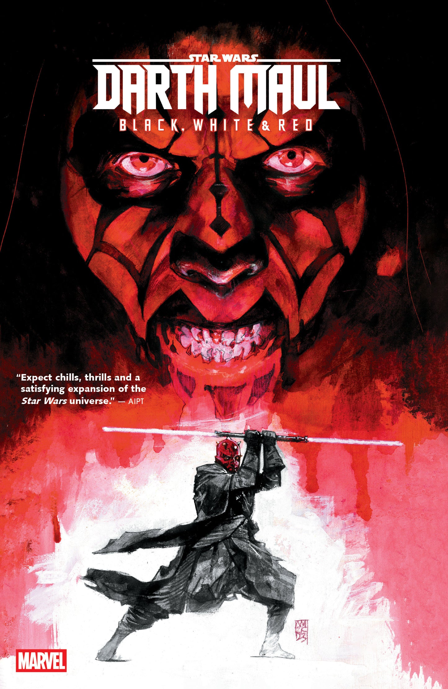 Star Wars: Darth Maul   Black, White & Red