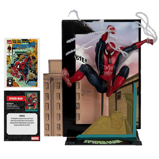 Marvel Collection Wave 6 1:10 Scale Posed Figure with Scene Spider-man