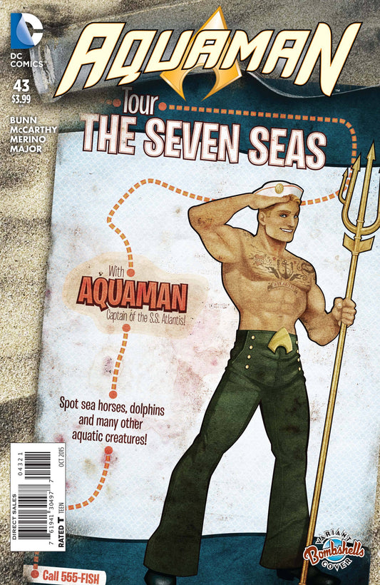Aquaman #43 Bombshells Variant Edition NM