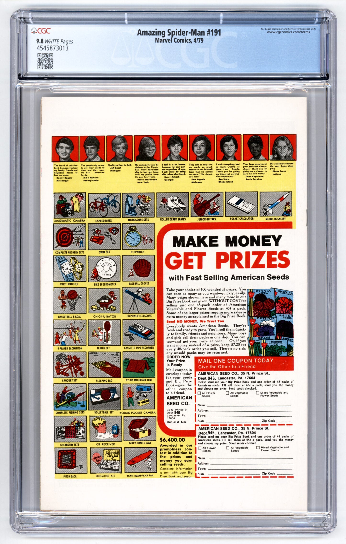 Amazing Spider-Man #191  CGC 9.8