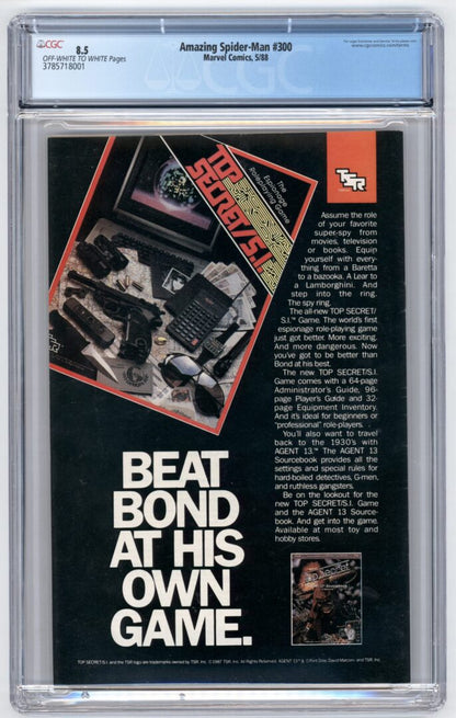 Amazing Spider-Man #300  CGC 8.5  Origin and 1st appearance of Venom