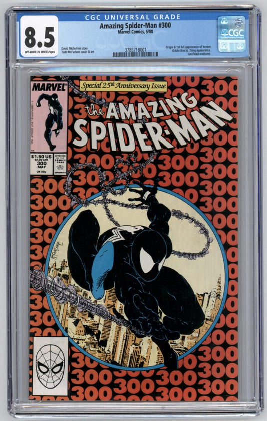 Amazing Spider-Man #300  CGC 8.5  Origin and 1st appearance of Venom