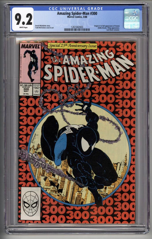 Amazing Spider-Man #300  CGC 9.2  Origin and 1st appearance of Venom