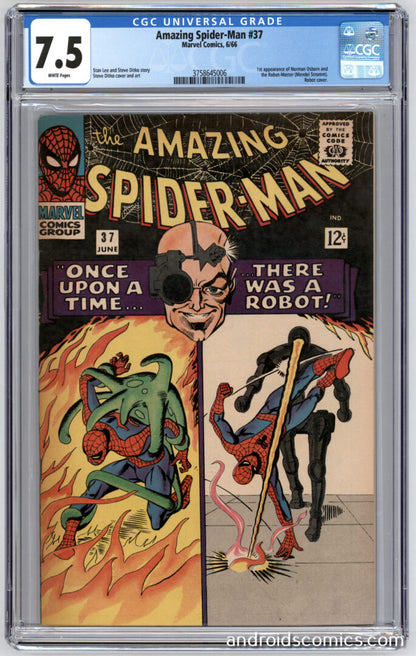 Amazing Spider-Man #37  CGC 7.5  1st App. of Norman Osborn