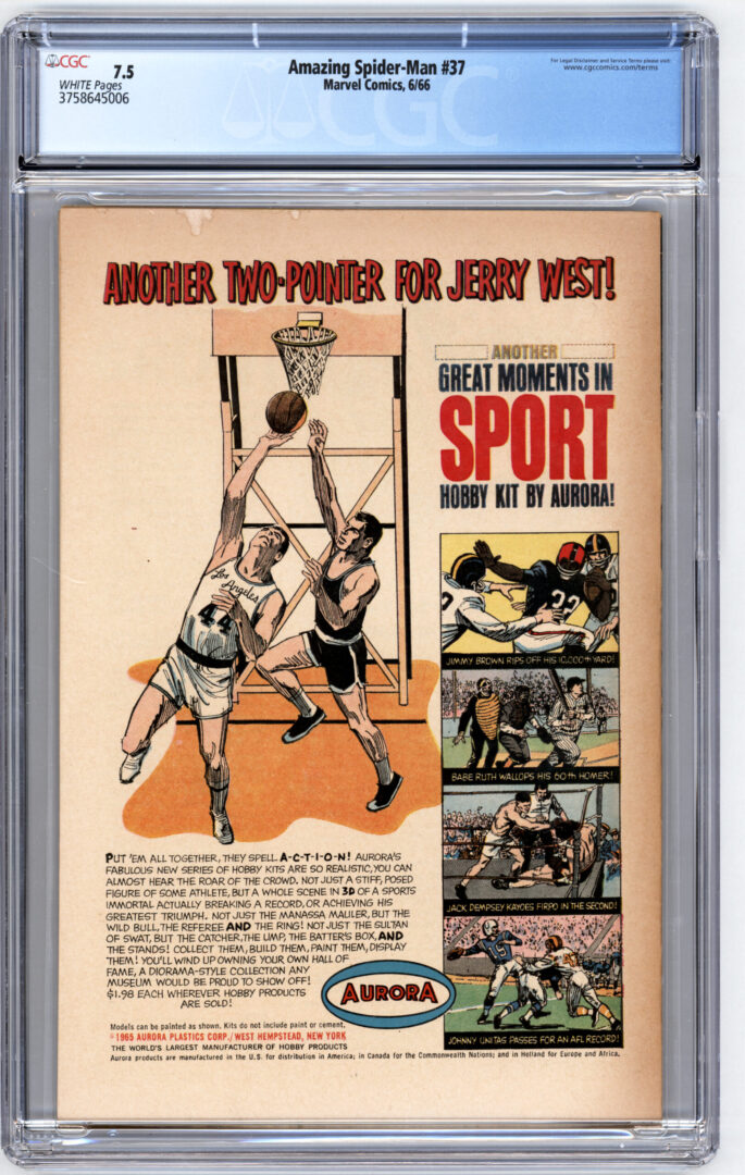 Amazing Spider-Man #37  CGC 7.5  1st App. of Norman Osborn