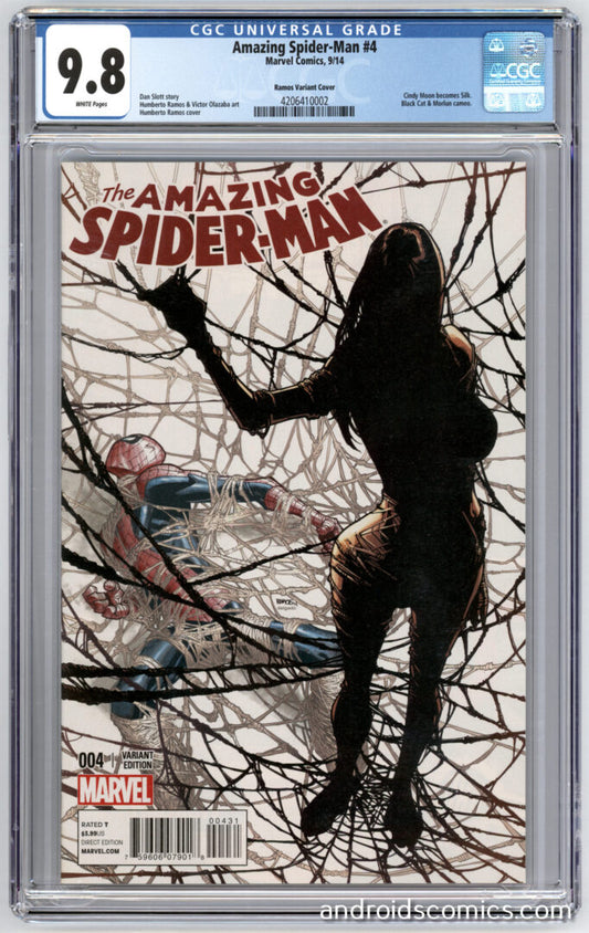 Amazing Spider-Man #4Ramos Variant1st App. of SilkCGC 9.8
