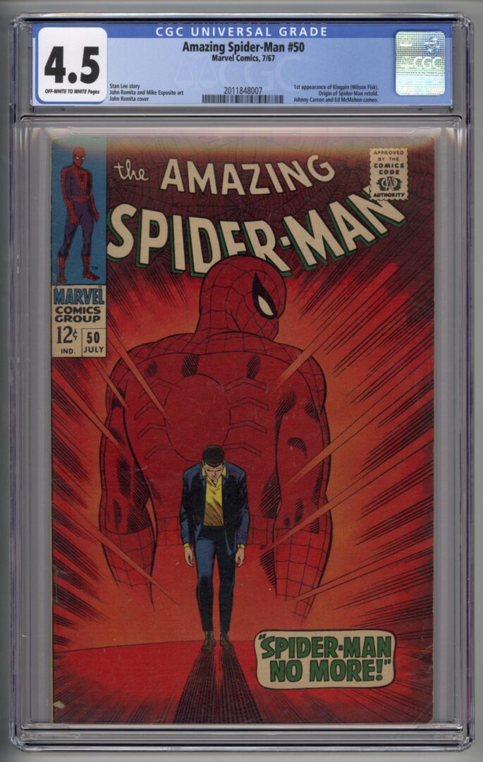 Amazing Spider-Man #50  CGC 4.5  1st appearance of the Kingpin
