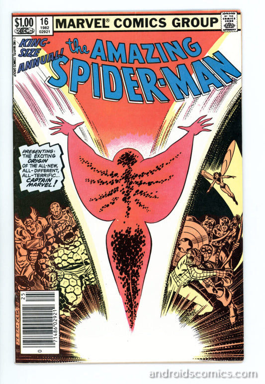 Amazing Spider-Man Annual #16  FN+  1st App. of Captain Marvel