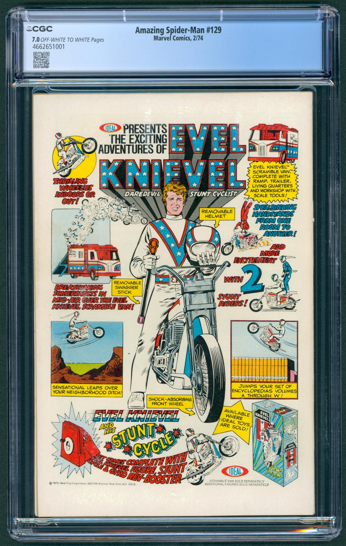 Amazing Spider-Man #129 CGC 7.0 1st App of the Punisher