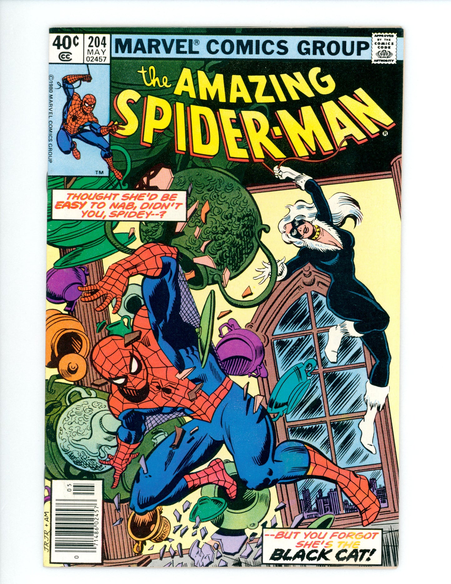 Amazing Spider-Man #204 FN/VF Newsstand