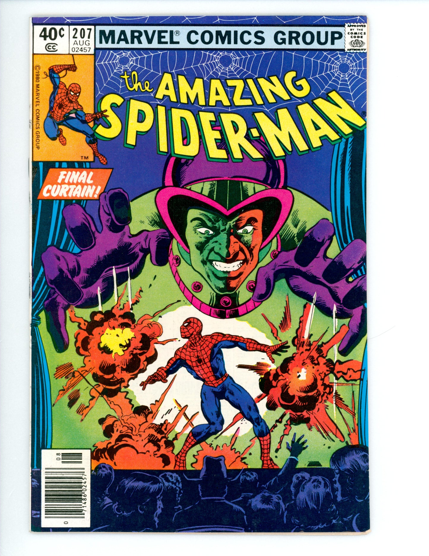 Amazing Spider-Man #207 VF Newsstand