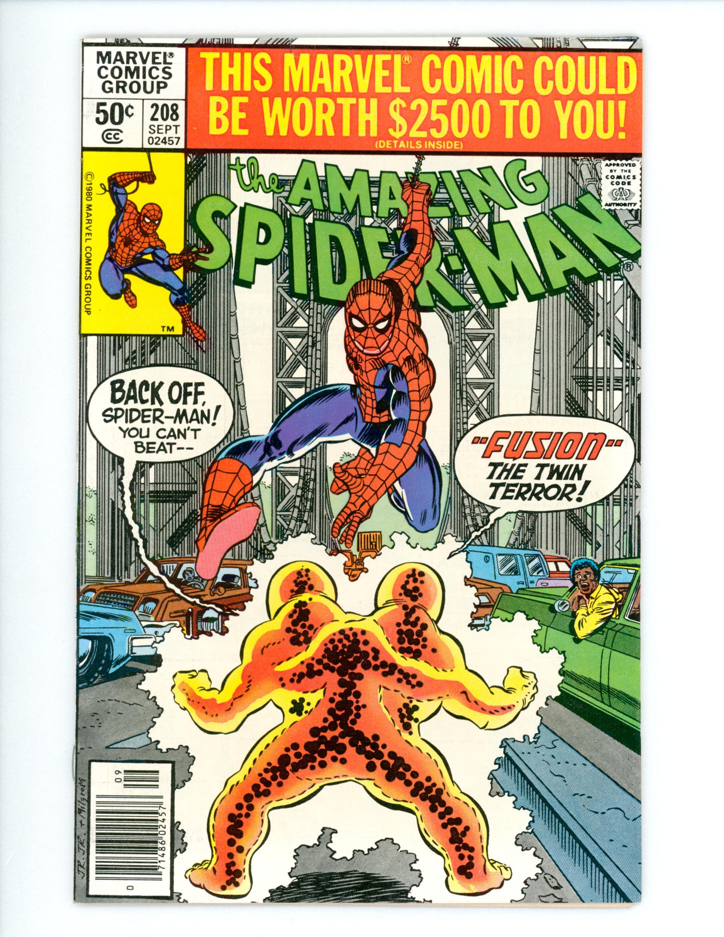 Amazing Spider-Man #208 VF- Newsstand