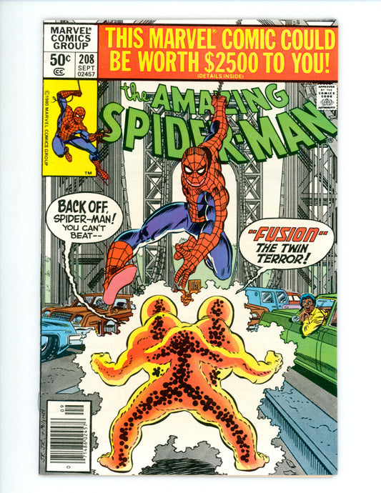Amazing Spider-Man #208 VF- Newsstand