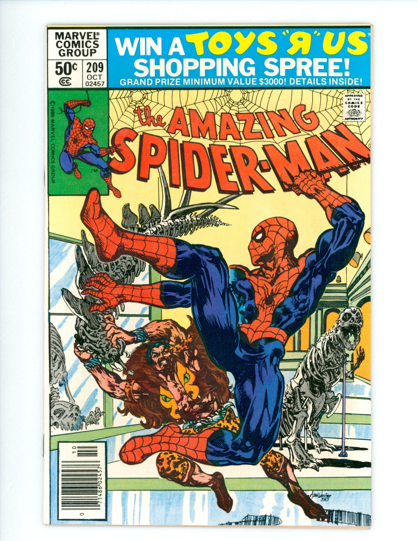Amazing Spider-Man #209 VF- Newsstand