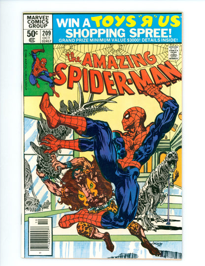 Amazing Spider-Man #209 VF- Newsstand