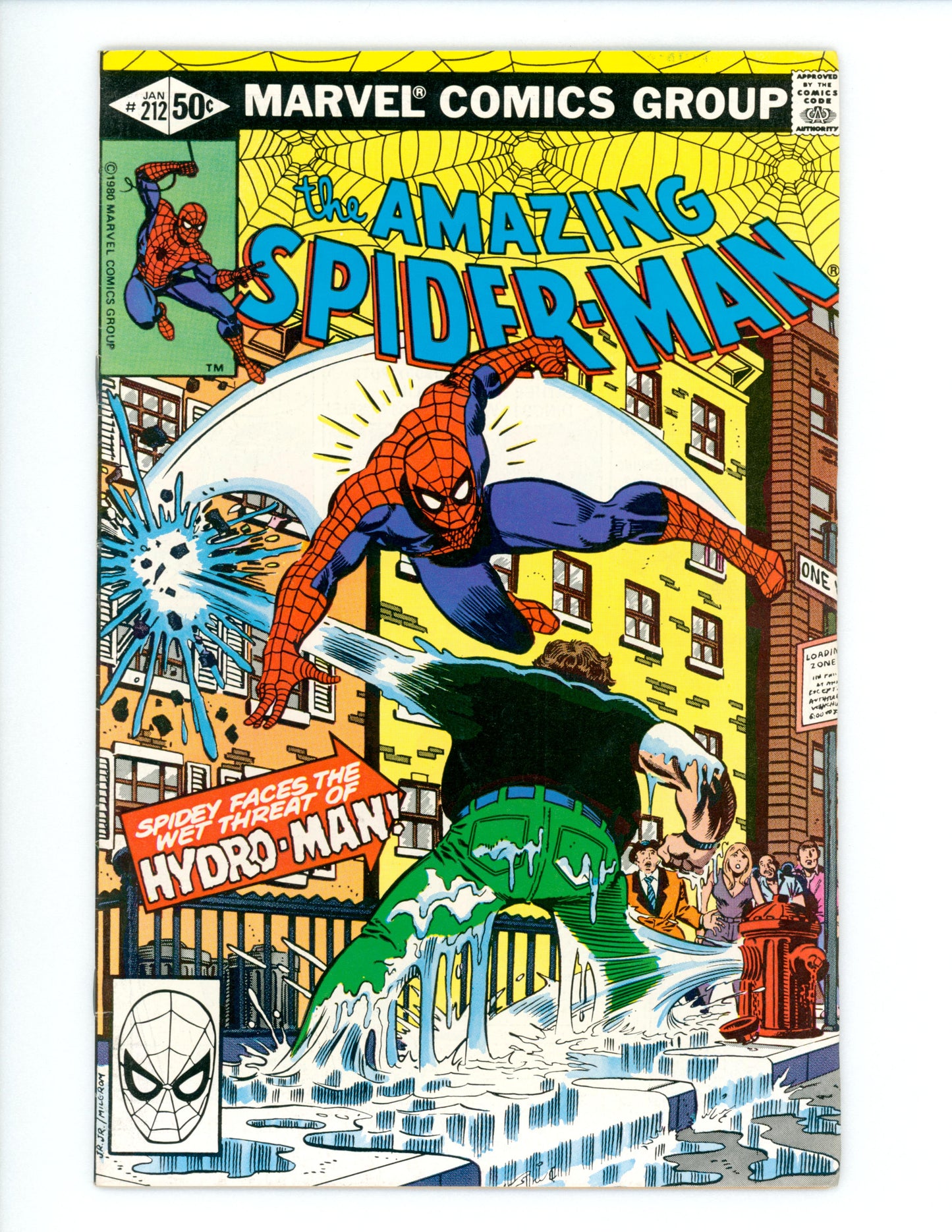 Amazing Spider-Man #212 VF- Origin & 1st App. of Hydro-Man