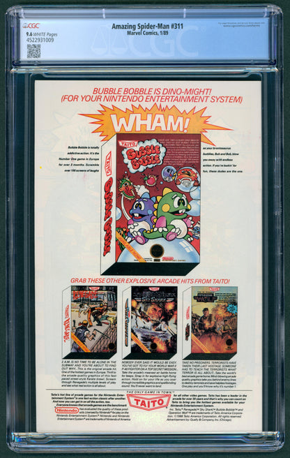 Amazing Spider-Man #311 CGC 9.6