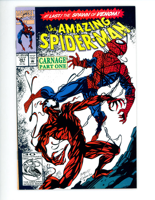 Amazing Spider-Man #361  VF+ 1st App. of Carnage
