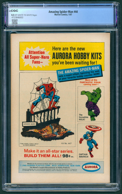 Amazing Spider-Man #44 CGC 8.5