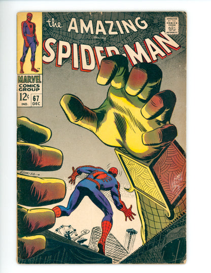 Amazing Spider-Man #67  1st App. of Randy Robertson GD/VG