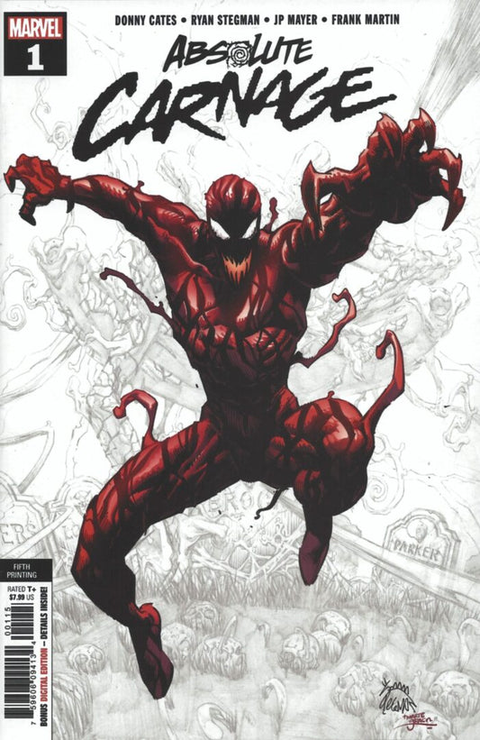 Absolute Carnage #1  5th Printing  FN