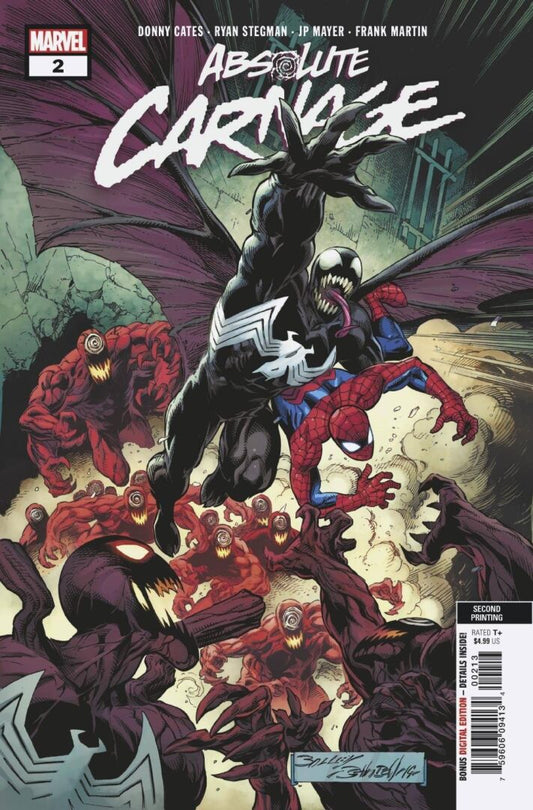 Absolute Carnage #2  3rd Printing  FN