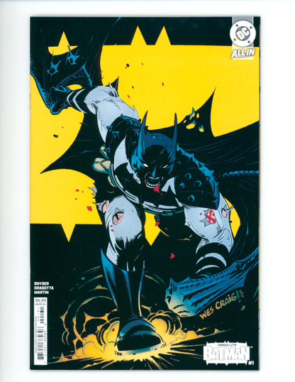 Absolute Batman #1 Cover B Wes Craig Card Stock Variant NM