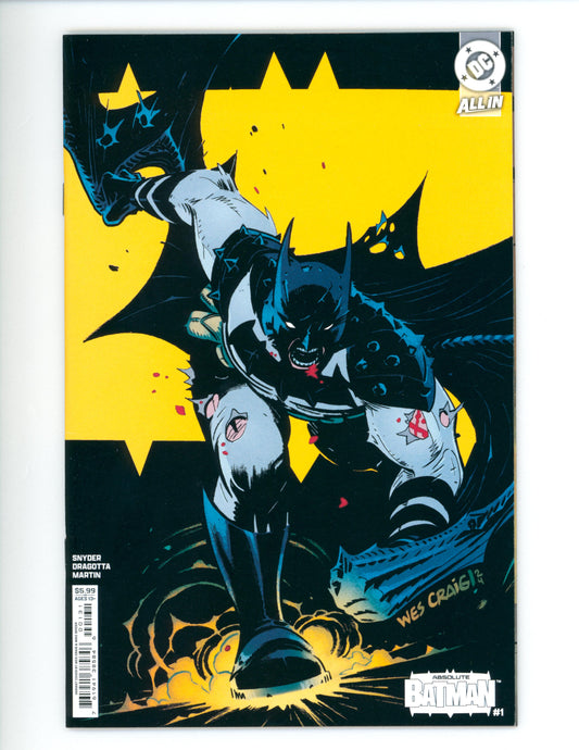 Absolute Batman #1 Cover B Wes Craig Card Stock Variant NM-