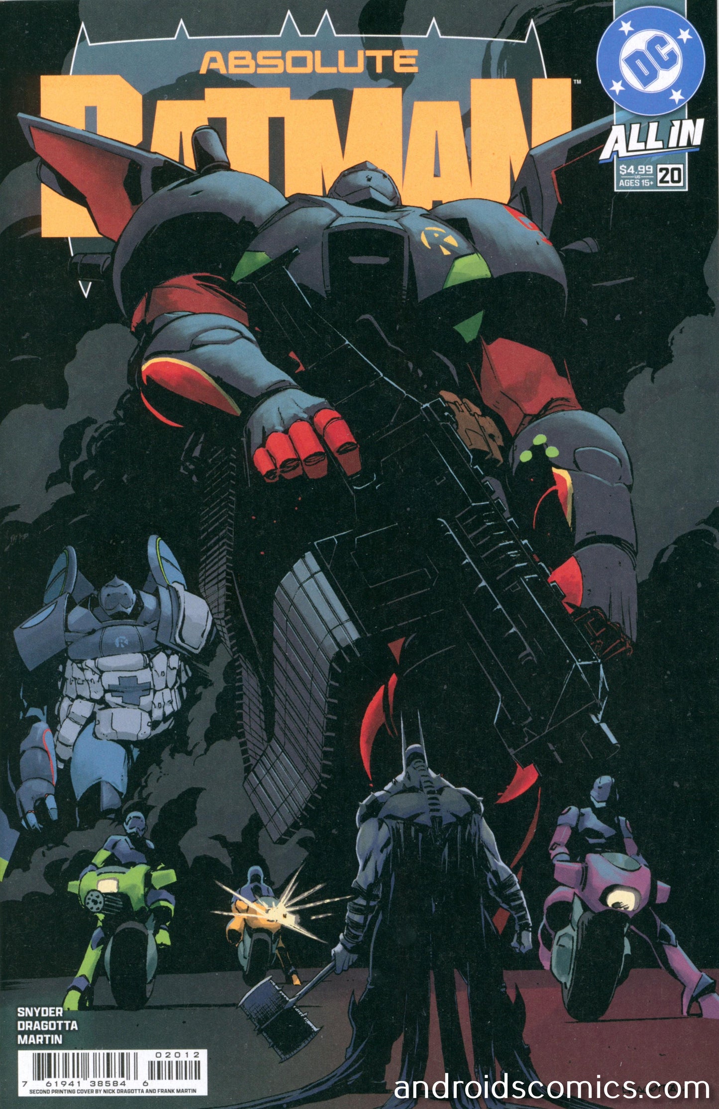 Absolute Batman #20 Cover A Nick Dragotta (2nd Print)