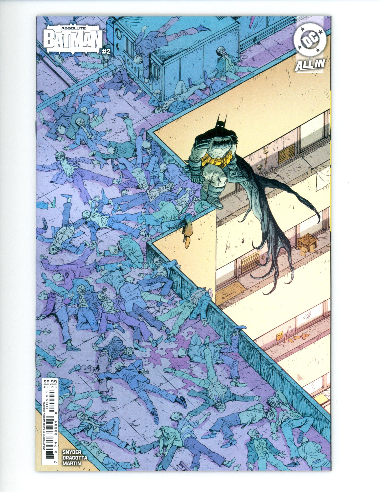 Absolute Batman #2 Cover B Daniel Warren Johnson Card Stock Variant NM