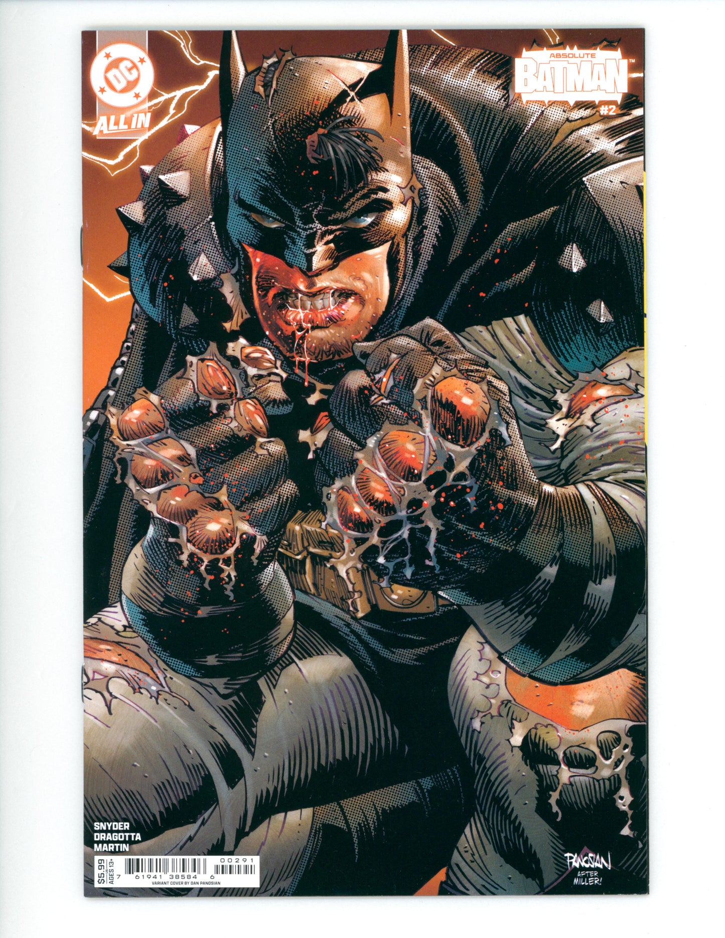 Absolute Batman #2 Cover G Dan Panosian Card Stock Variant NM
