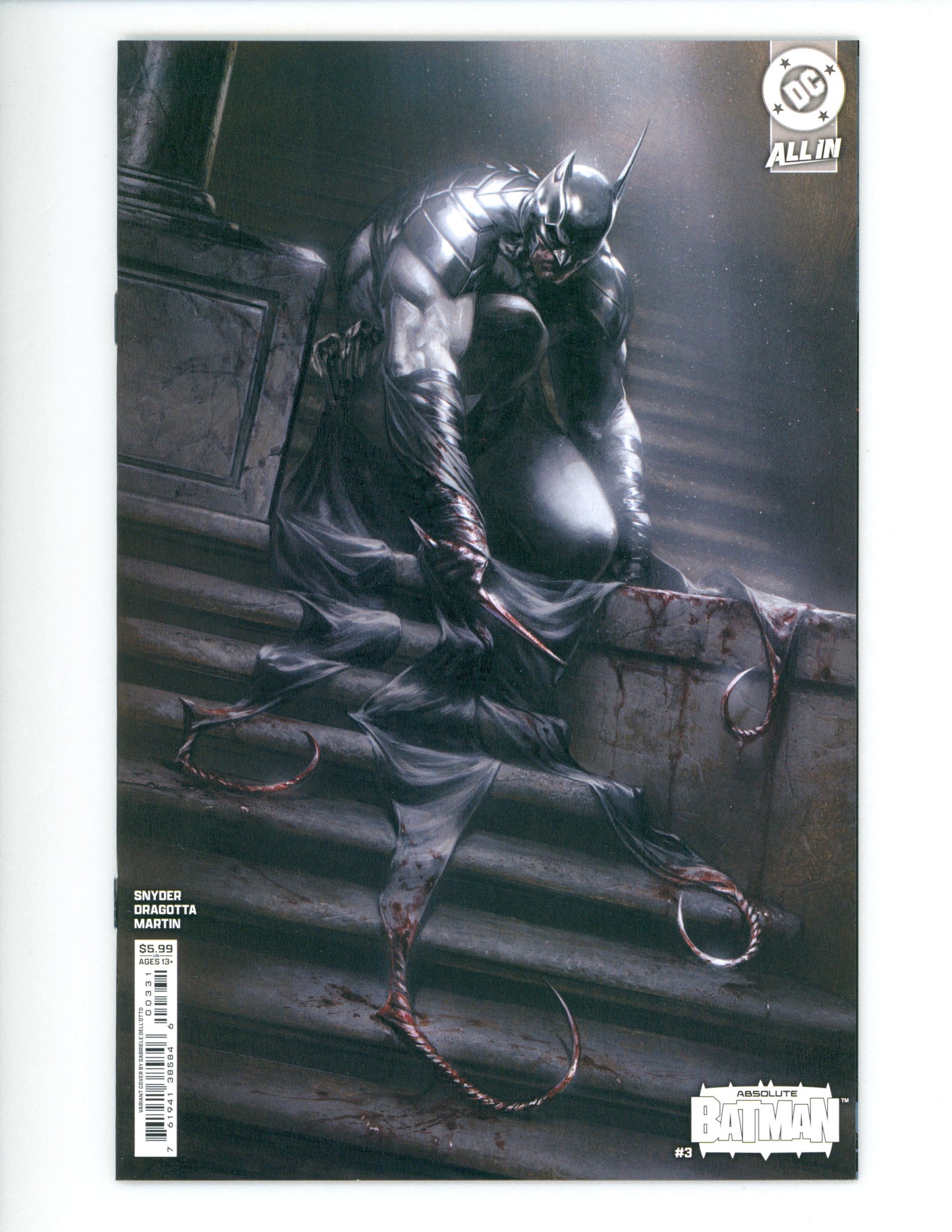Absolute Batman #3 Cover C Gabriele Dell Otto Card Stock Variant NM