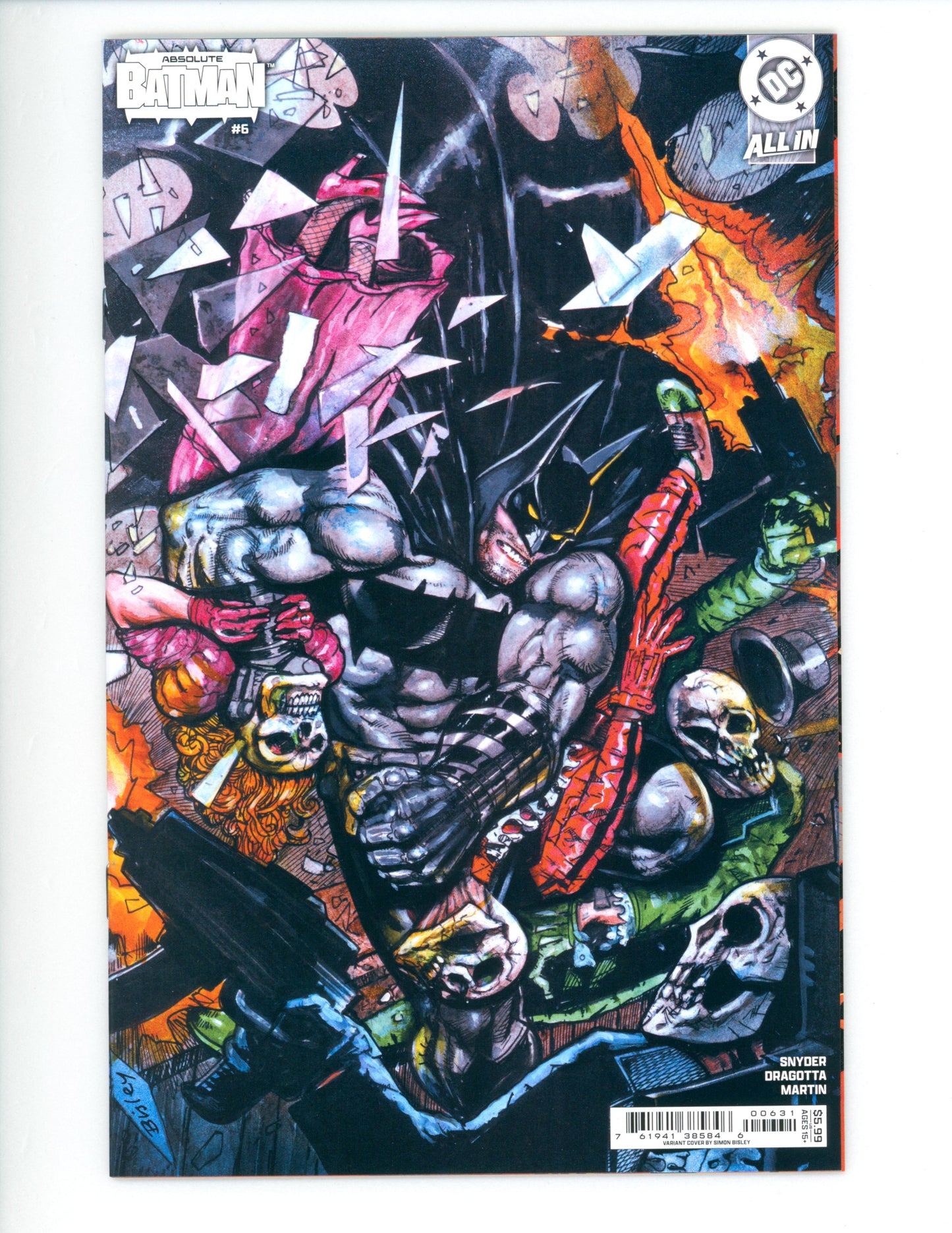Absolute Batman #6 Cover C Simon Bisley Card Stock Variant NM