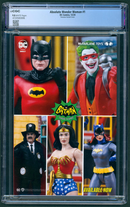 Absolute Wonder Woman #1  1:25 Dan Panosian Variant  CGC 9.8