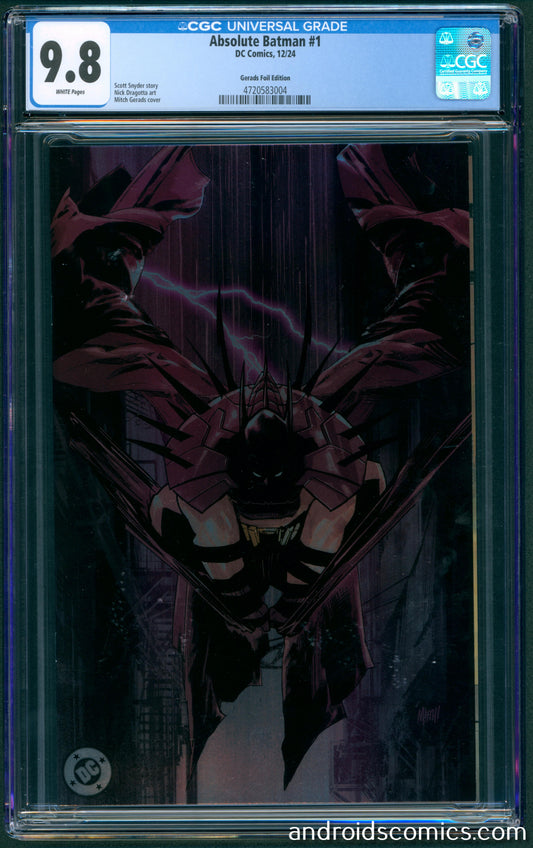 Absolute Batman #1 Cover G 1:50 Mitch Gerads Virgin Variant