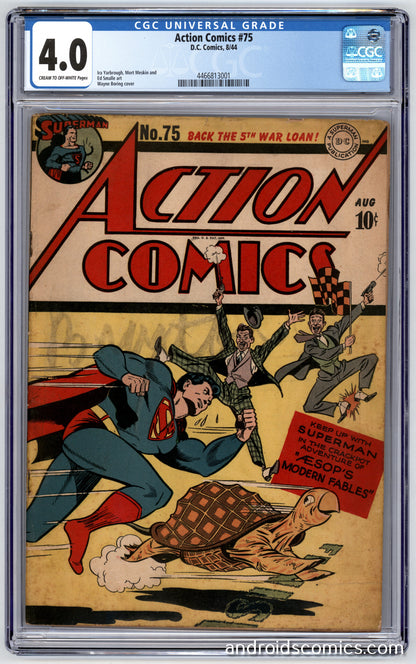 Action Comics #75 CGC 4.0