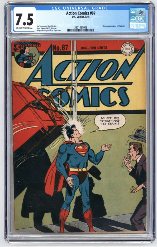Action Comics #87  CGC 7.5