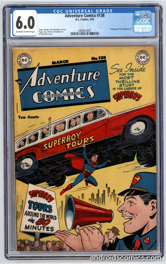 Adventure Comics #138 CGC 6.0
