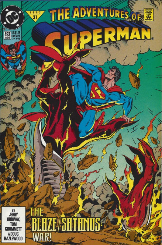 Adventures of Superman #493 VF