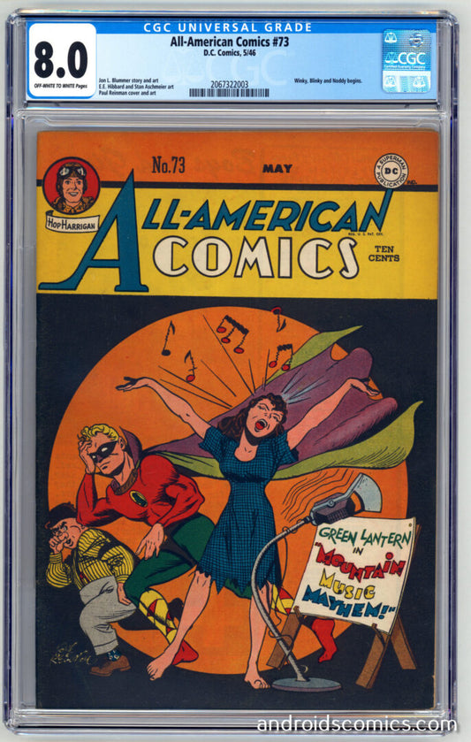 All American Comics #73  CGC 8.0